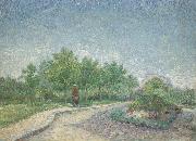 Vincent Van Gogh Corner in Voyer-d'Argenson Park at Asnieres oil painting reproduction